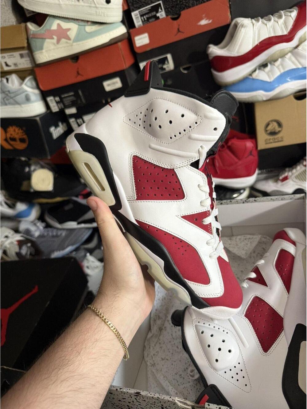 Jordan retro 6 carmine sz 11